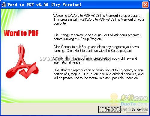 Word to PDF