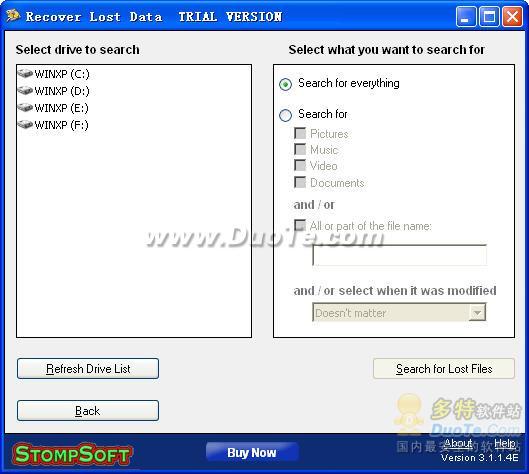 Recover Lost Data