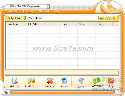 Crystal WAV To RM Converter