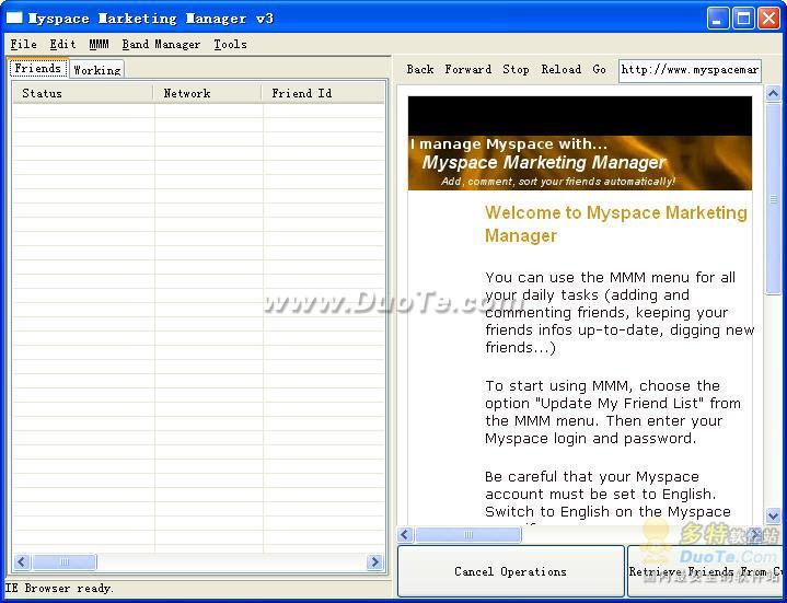Myspace Marketing Manager