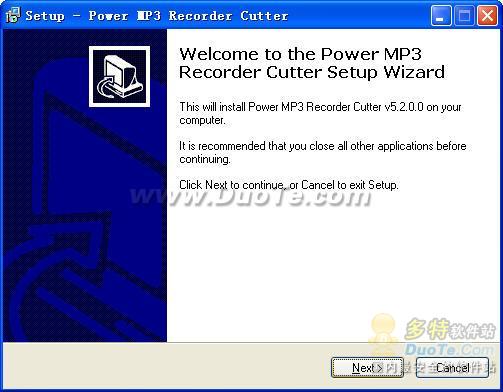 Power MP3 Recorder Cutter