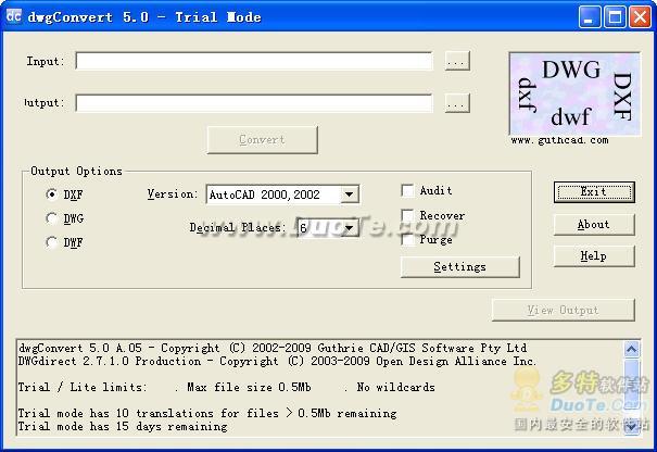 guthrie dwgConvert