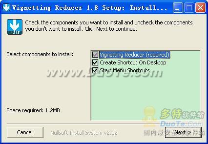 Vignetting Reducer