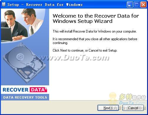 Recovery Data for Windows