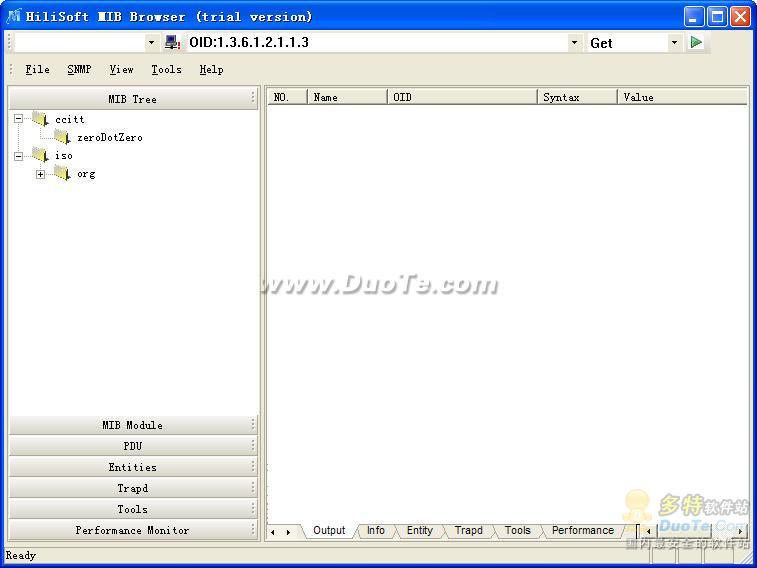 HiliSoft SNMP MIB Browser