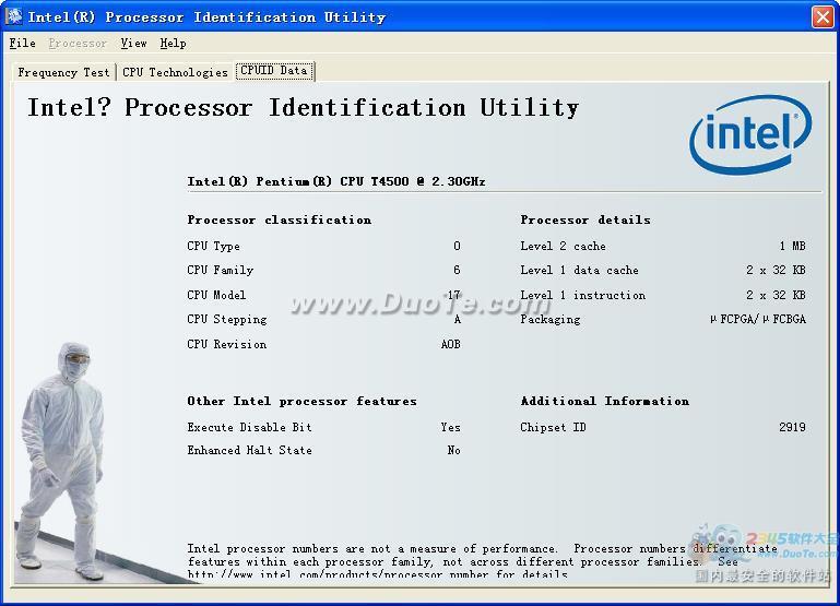 Intel Processor Identification