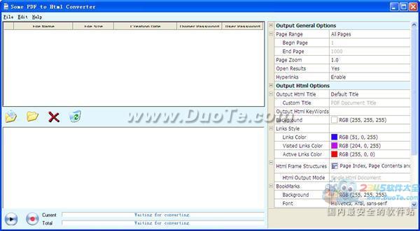 Some PDF to Html Converter