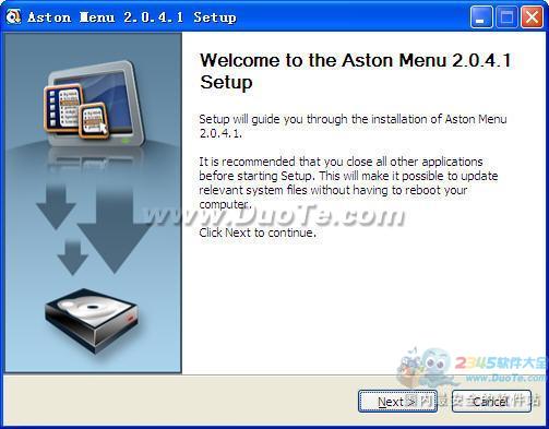 Aston2 Menu