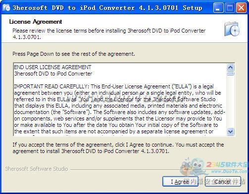 3herosoft DVD to iPod Converter