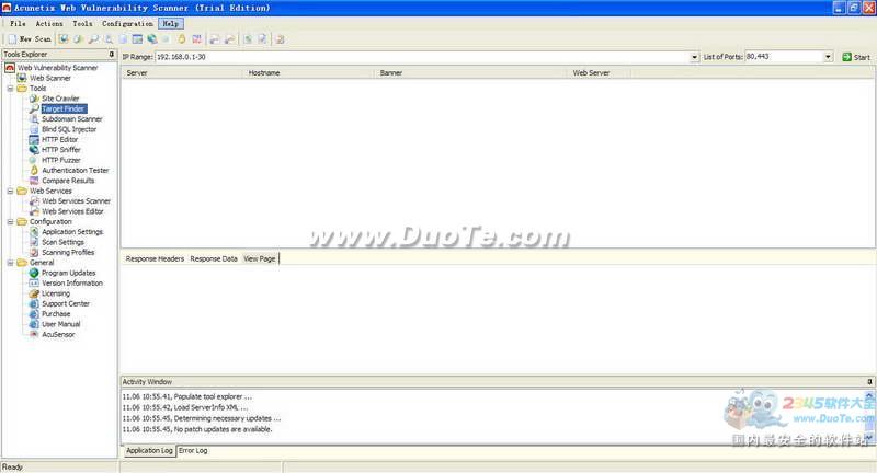 Acunetix Web Vulnerability Scanner