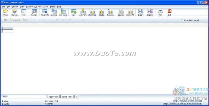 DBF Viewer Plus (dbfĶ) V1.74