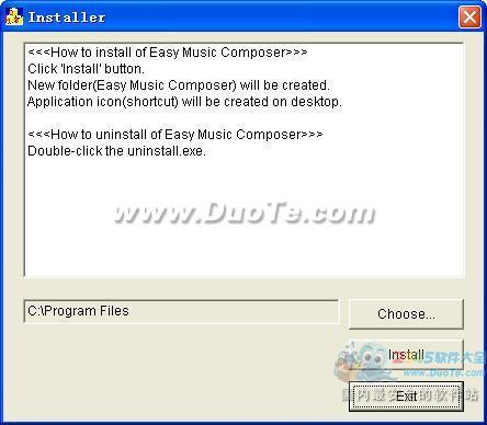 Easy Music Composer free()