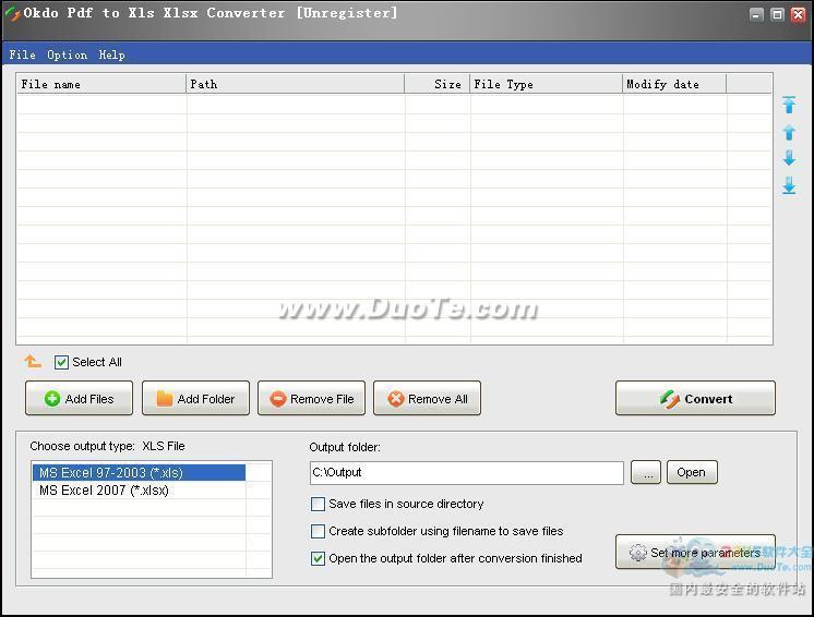 Okdo Pdf to Xls Xlsx Converter