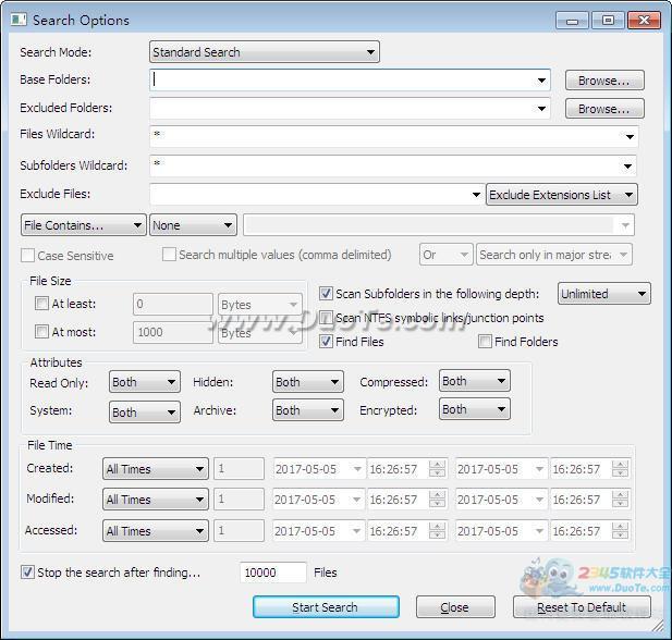 SearchMyFiles()