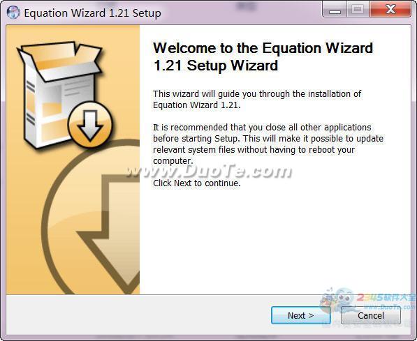 Equation wizard