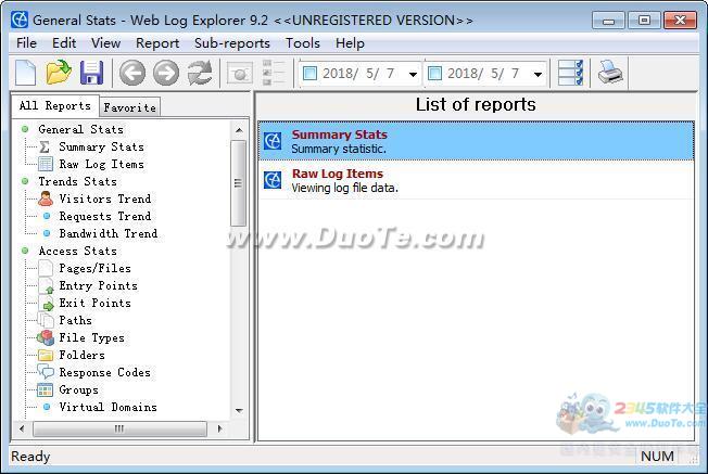 Web Log Explorer