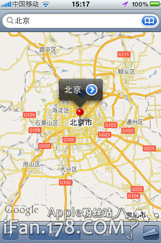 如何使用iphone看地图