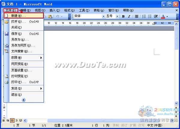 word2003½ĵַʽ