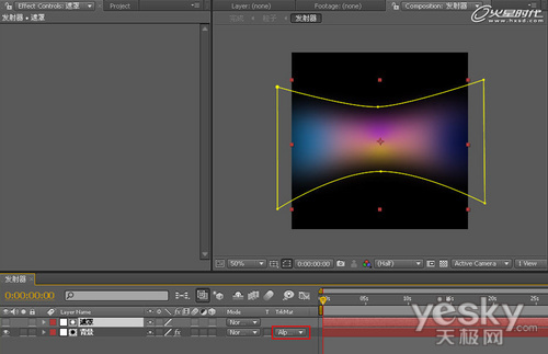 After Effects 实例教程之炫彩背景舞动白纱动画
