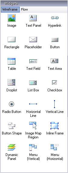 Axure RPWidgets