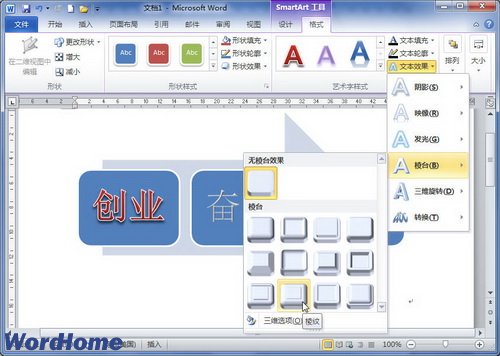 word2010SmartArtͼıʽ
