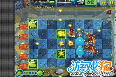 《植物大战僵尸2》未来世界第6天满天繁星