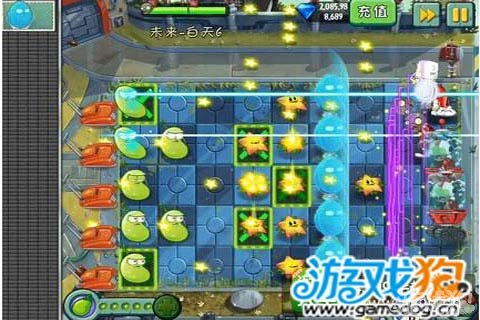 《植物大战僵尸2》未来世界第6天满天繁星
