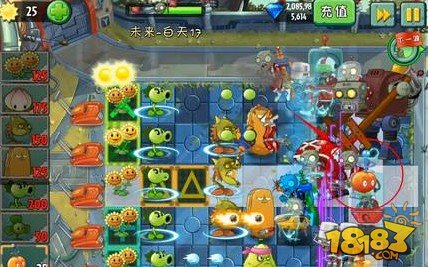 《植物大战僵尸2》未来世界第17关通关攻略