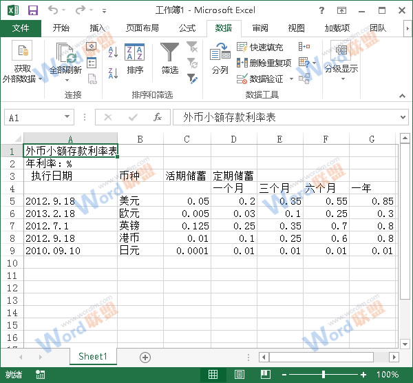 벻ѣExcel2013ҳϵı